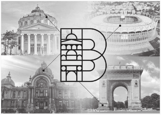 the new Bucharest logo