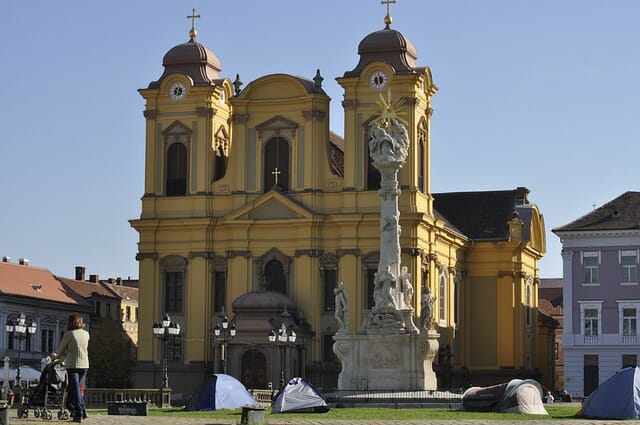 timisoara, cathedral square, dom