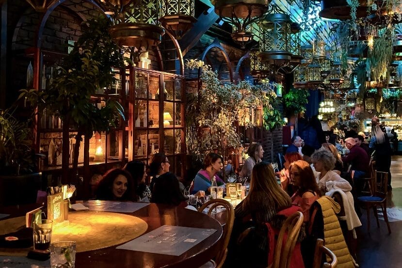 Nomad skybar in bucharest old Town